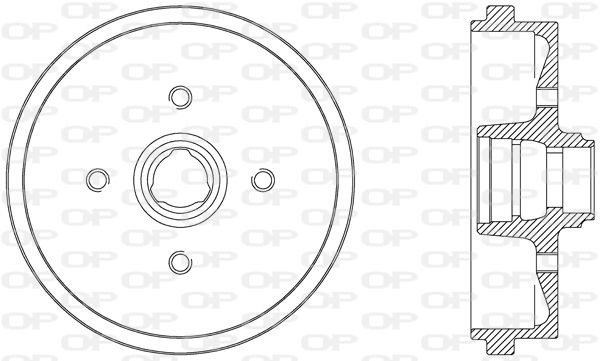 OPEN PARTS Bremžu trumulis BAD9010.40